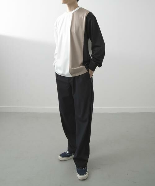 URBAN RESEARCH ITEMS / アーバンリサーチ アイテムズ Tシャツ | ポンチ切替 ロングスリーブ Tops | 詳細19