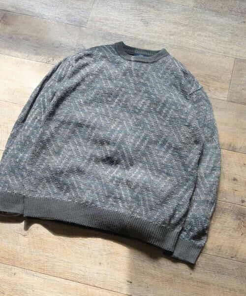 URBAN RESEARCH ITEMS / アーバンリサーチ アイテムズ ニット・セーター | ミックスカラー プルオーバー ニット(ブルー系その他)