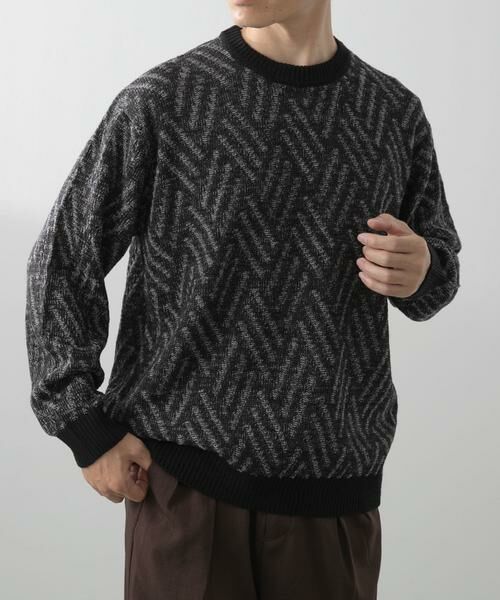 URBAN RESEARCH ITEMS / アーバンリサーチ アイテムズ ニット・セーター | ミックスカラー プルオーバー ニット | 詳細24