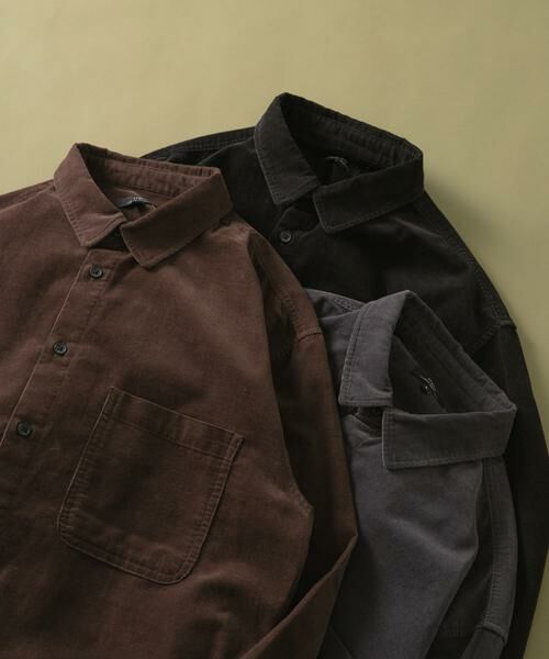 URBAN RESEARCH ITEMS/アーバンリサーチ アイテムズ Souplement Corduroy Shirts ブラウン M URBAN RESEARCH ITEMS/アーバンリサーチ アイテムズ Souplement Corduroy Shirts ブラウン M