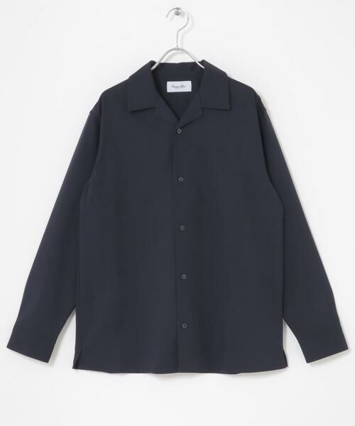 URBAN RESEARCH ITEMS/アーバンリサーチ アイテムズ FINE WOOL Blend Shirts ネイビー L URBAN RESEARCH ITEMS/アーバンリサーチ アイテムズ FINE WOOL Blend Shirts ネイビー L