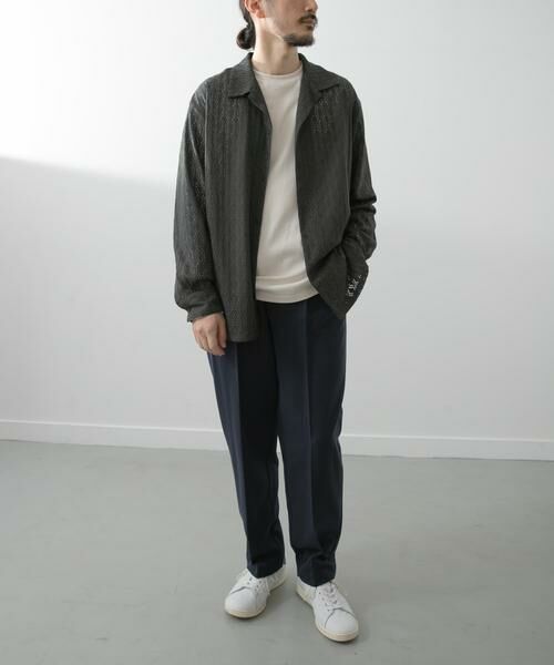 URBAN RESEARCH ITEMS / アーバンリサーチ アイテムズ シャツ・ブラウス | ジオメレースオープンカラーシャツ | 詳細4