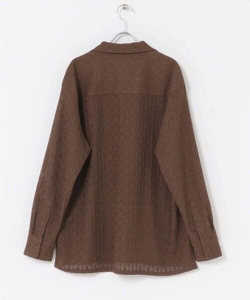 URBAN RESEARCH ITEMS / アーバンリサーチ アイテムズ シャツ・ブラウス | ジオメレースオープンカラーシャツ | 詳細13