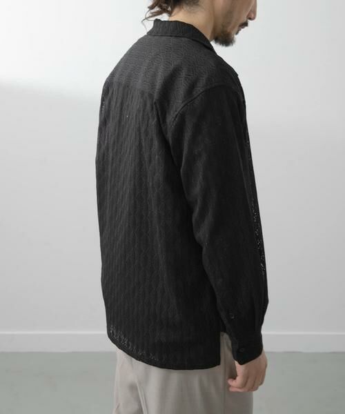 URBAN RESEARCH ITEMS / アーバンリサーチ アイテムズ シャツ・ブラウス | ジオメレースオープンカラーシャツ | 詳細19