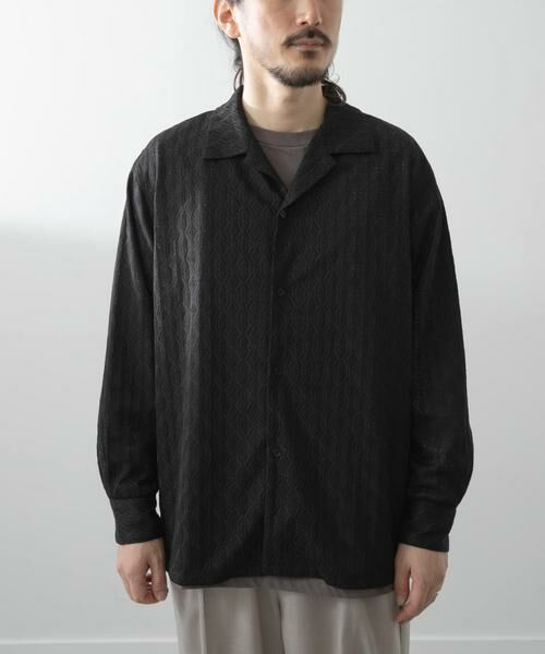 URBAN RESEARCH ITEMS / アーバンリサーチ アイテムズ シャツ・ブラウス | ジオメレースオープンカラーシャツ | 詳細21