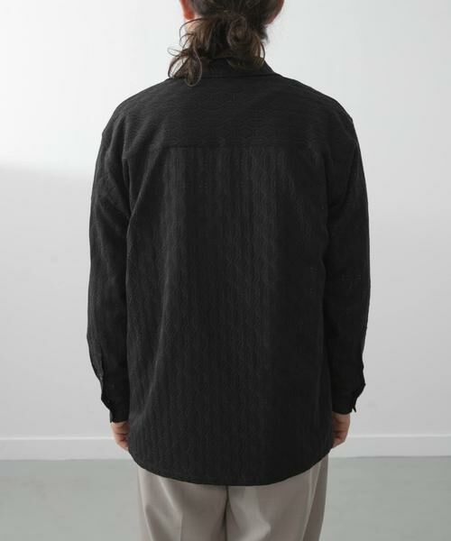 URBAN RESEARCH ITEMS / アーバンリサーチ アイテムズ シャツ・ブラウス | ジオメレースオープンカラーシャツ | 詳細23