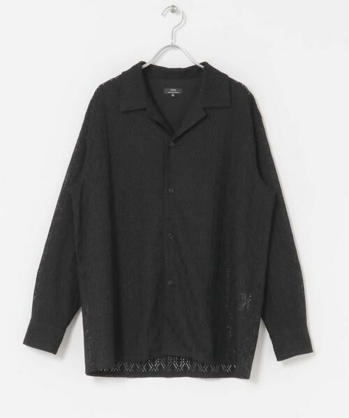 URBAN RESEARCH ITEMS / アーバンリサーチ アイテムズ シャツ・ブラウス | ジオメレースオープンカラーシャツ | 詳細24