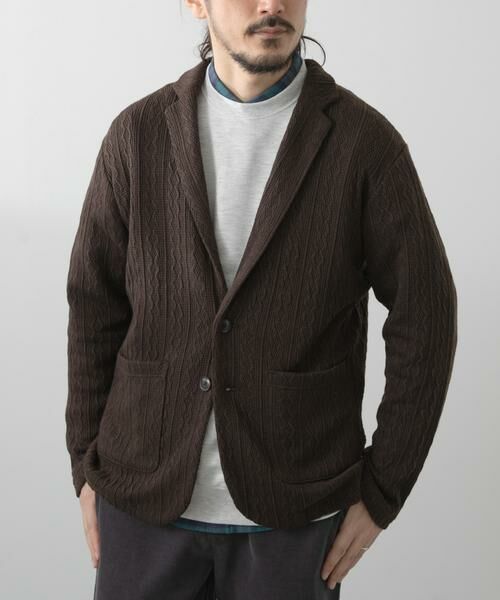 URBAN RESEARCH ITEMS / アーバンリサーチ アイテムズ その他アウター | ニット テーラード ジャケット | 詳細1