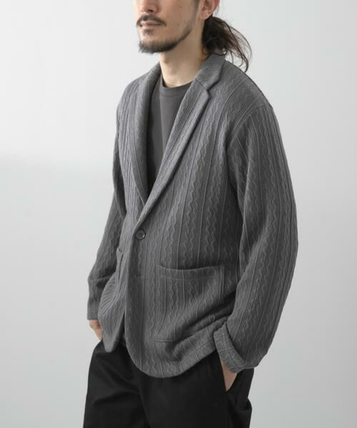 URBAN RESEARCH ITEMS / アーバンリサーチ アイテムズ その他アウター | ニット テーラード ジャケット | 詳細28