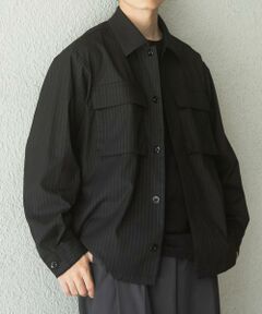 URBAN RESEARCH ITEMS / アーバンリサーチ アイテムズ その他アウター | Pinstripe Flyfront Jacket