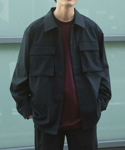 URBAN RESEARCH ITEMS / アーバンリサーチ アイテムズ その他アウター | Pinstripe Flyfront Jacket | 詳細1
