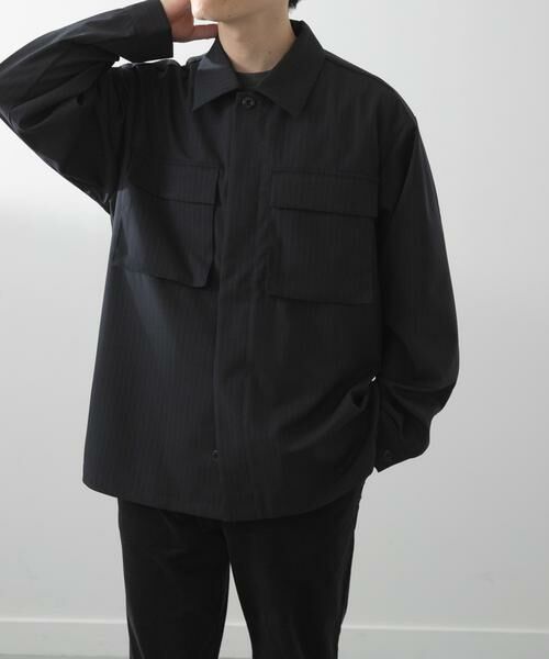 URBAN RESEARCH ITEMS / アーバンリサーチ アイテムズ その他アウター | Pinstripe Flyfront Jacket | 詳細10