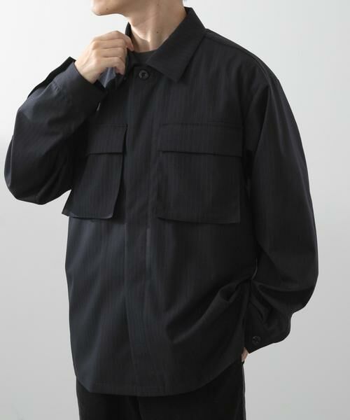 URBAN RESEARCH ITEMS / アーバンリサーチ アイテムズ その他アウター | Pinstripe Flyfront Jacket | 詳細11