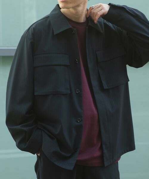 URBAN RESEARCH ITEMS / アーバンリサーチ アイテムズ その他アウター | Pinstripe Flyfront Jacket | 詳細3