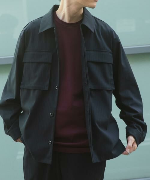 URBAN RESEARCH ITEMS / アーバンリサーチ アイテムズ その他アウター | Pinstripe Flyfront Jacket | 詳細4