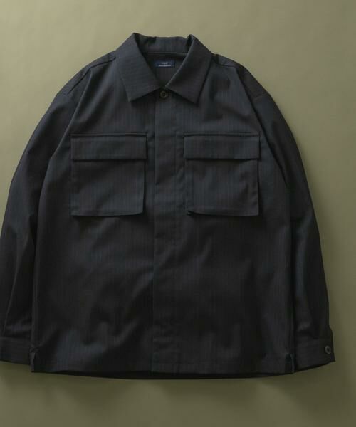 URBAN RESEARCH ITEMS / アーバンリサーチ アイテムズ その他アウター | Pinstripe Flyfront Jacket | 詳細7