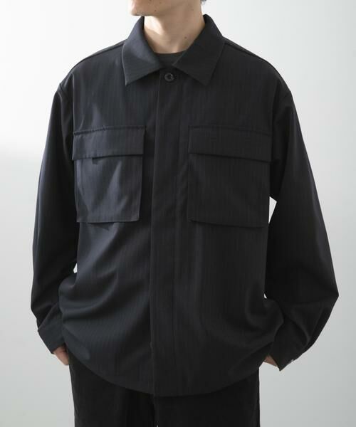URBAN RESEARCH ITEMS / アーバンリサーチ アイテムズ その他アウター | Pinstripe Flyfront Jacket | 詳細9
