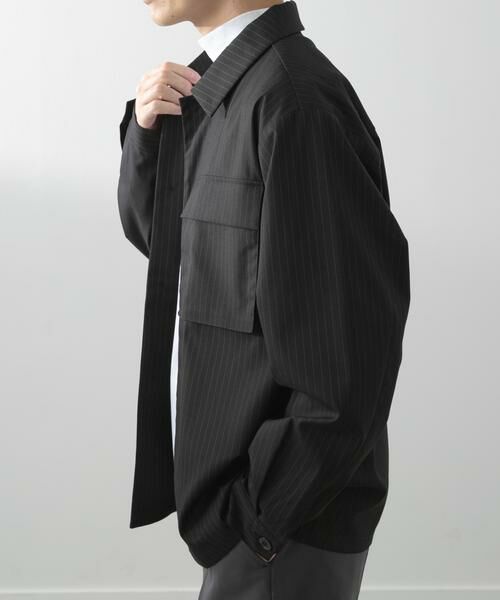 URBAN RESEARCH ITEMS / アーバンリサーチ アイテムズ その他アウター | Pinstripe Flyfront Jacket | 詳細26