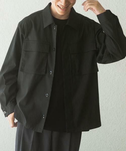 URBAN RESEARCH ITEMS / アーバンリサーチ アイテムズ その他アウター | Pinstripe Flyfront Jacket | 詳細18