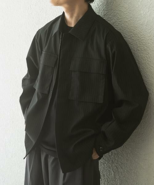 URBAN RESEARCH ITEMS / アーバンリサーチ アイテムズ その他アウター | Pinstripe Flyfront Jacket | 詳細19