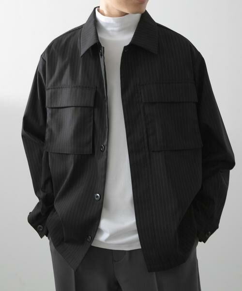 URBAN RESEARCH ITEMS / アーバンリサーチ アイテムズ その他アウター | Pinstripe Flyfront Jacket | 詳細22