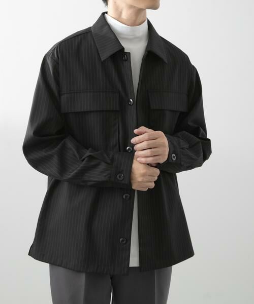 URBAN RESEARCH ITEMS / アーバンリサーチ アイテムズ その他アウター | Pinstripe Flyfront Jacket | 詳細24