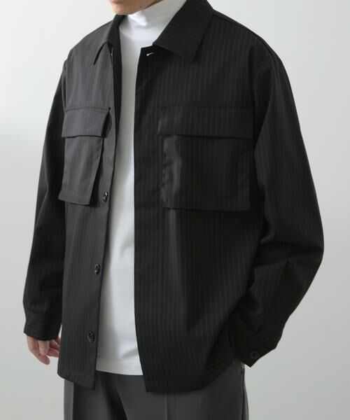 URBAN RESEARCH ITEMS / アーバンリサーチ アイテムズ その他アウター | Pinstripe Flyfront Jacket | 詳細25
