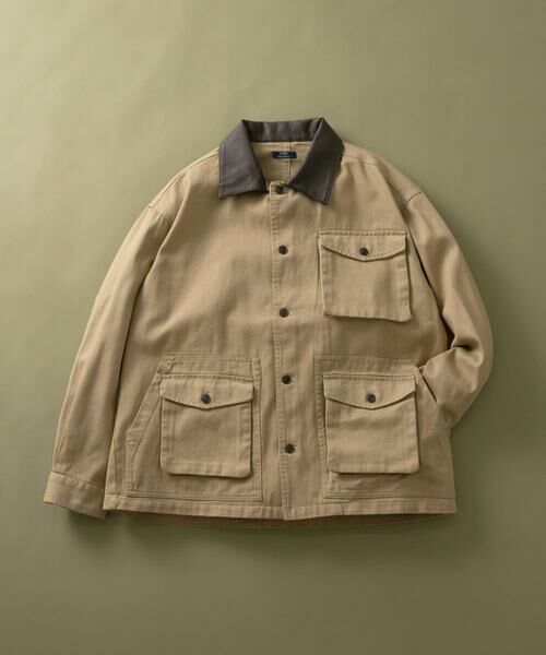 URBAN RESEARCH ITEMS/アーバンリサーチ アイテムズ カバーオールジャケット ベージュ M