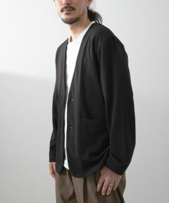 URBAN RESEARCH ITEMS / アーバンリサーチ アイテムズ ノーカラージャケット | クレープジョーゼットノーラペルジャケット