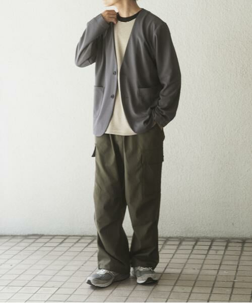 URBAN RESEARCH ITEMS / アーバンリサーチ アイテムズ ノーカラージャケット | クレープジョーゼットノーラペルジャケット | 詳細14