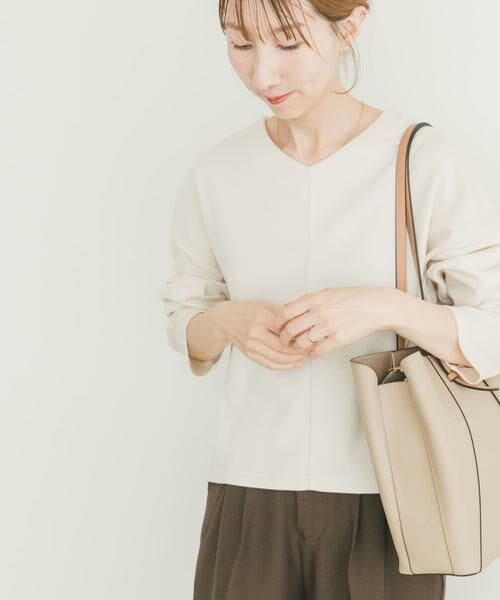 URBAN RESEARCH ITEMS / アーバンリサーチ アイテムズ Tシャツ | ポンチVネックカットソー | 詳細13