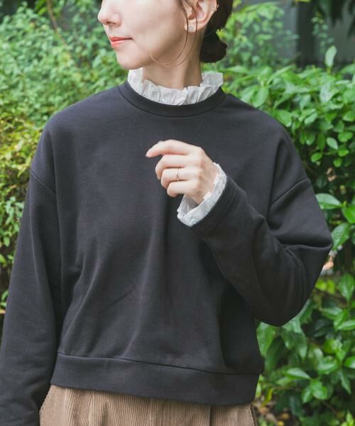 URBAN RESEARCH ITEMS / アーバンリサーチ アイテムズ スウェット | フリルドッキングスウェット | 詳細1