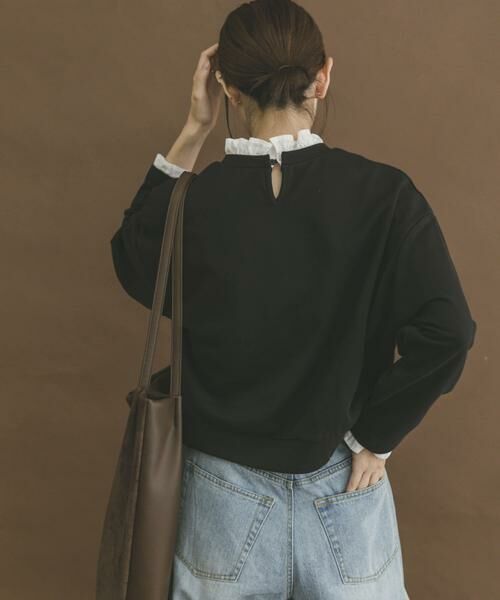 URBAN RESEARCH ITEMS / アーバンリサーチ アイテムズ スウェット | フリルドッキングスウェット | 詳細7