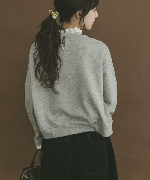 URBAN RESEARCH ITEMS / アーバンリサーチ アイテムズ スウェット | フリルドッキングスウェット | 詳細12
