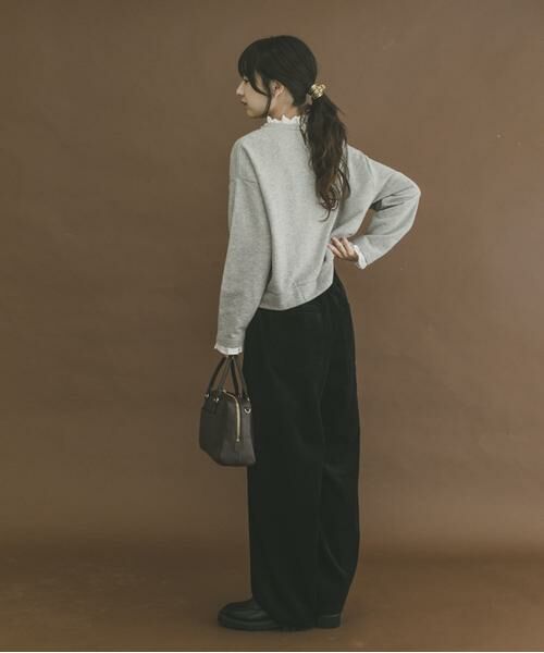 URBAN RESEARCH ITEMS / アーバンリサーチ アイテムズ スウェット | フリルドッキングスウェット | 詳細15