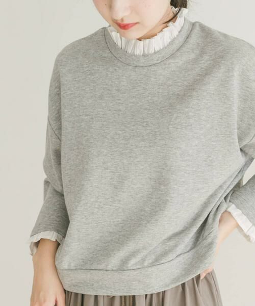 URBAN RESEARCH ITEMS / アーバンリサーチ アイテムズ スウェット | フリルドッキングスウェット | 詳細16