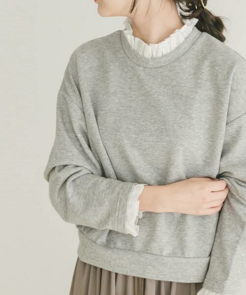 URBAN RESEARCH ITEMS / アーバンリサーチ アイテムズ スウェット | フリルドッキングスウェット | 詳細17