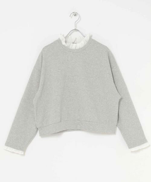 URBAN RESEARCH ITEMS / アーバンリサーチ アイテムズ スウェット | フリルドッキングスウェット | 詳細19