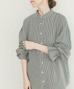 URBAN RESEARCH ITEMS / アーバンリサーチ アイテムズ シャツ・ブラウス | 『洗濯可』バンドカラーソデタックカットソー