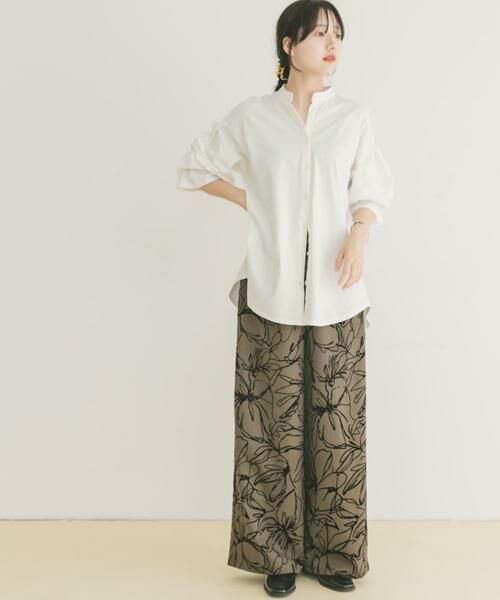 URBAN RESEARCH ITEMS / アーバンリサーチ アイテムズ シャツ・ブラウス | 『洗濯可』バンドカラーソデタックカットソー | 詳細3