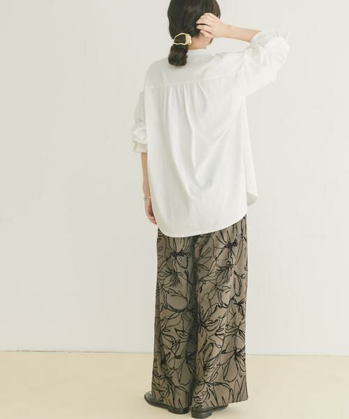 URBAN RESEARCH ITEMS / アーバンリサーチ アイテムズ シャツ・ブラウス | 『洗濯可』バンドカラーソデタックカットソー | 詳細5