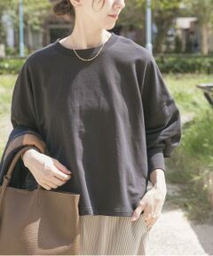 URBAN RESEARCH ITEMS / アーバンリサーチ アイテムズ Tシャツ | 裏毛ドッキングプルオーバー