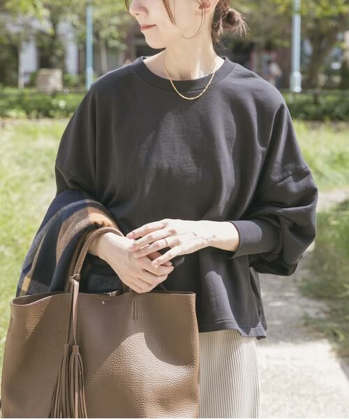 URBAN RESEARCH ITEMS / アーバンリサーチ アイテムズ Tシャツ | 裏毛ドッキングプルオーバー | 詳細7