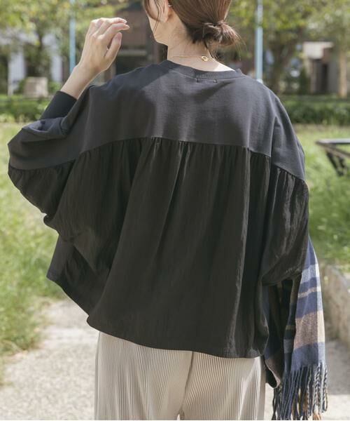 URBAN RESEARCH ITEMS / アーバンリサーチ アイテムズ Tシャツ | 裏毛ドッキングプルオーバー | 詳細9