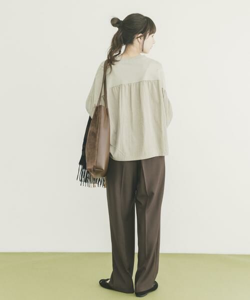 URBAN RESEARCH ITEMS / アーバンリサーチ アイテムズ Tシャツ | 裏毛ドッキングプルオーバー | 詳細24