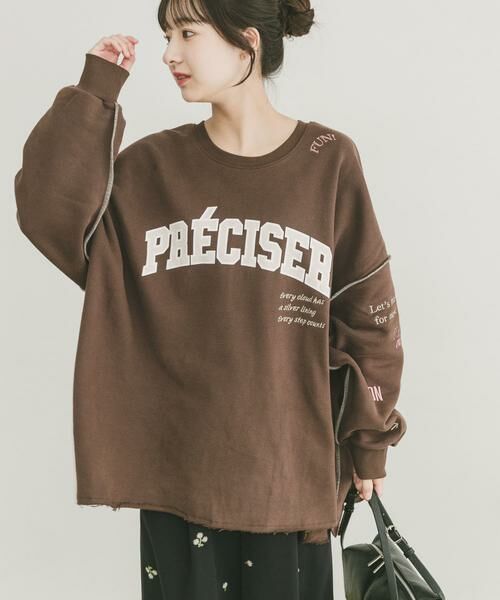 URBAN RESEARCH ITEMS / アーバンリサーチ アイテムズ スウェット | 裏起毛刺繍ロゴスウェット | 詳細1