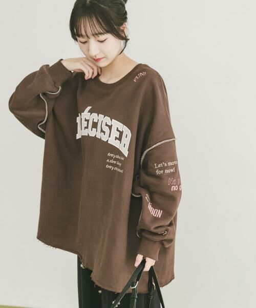 URBAN RESEARCH ITEMS / アーバンリサーチ アイテムズ スウェット | 裏起毛刺繍ロゴスウェット | 詳細2