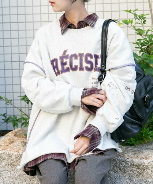 URBAN RESEARCH ITEMS / アーバンリサーチ アイテムズ スウェット | 裏起毛刺繍ロゴスウェット | 詳細19