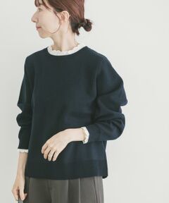 URBAN RESEARCH ITEMS / アーバンリサーチ アイテムズ ニット・セーター | ミラノリブフリルドッキングニット