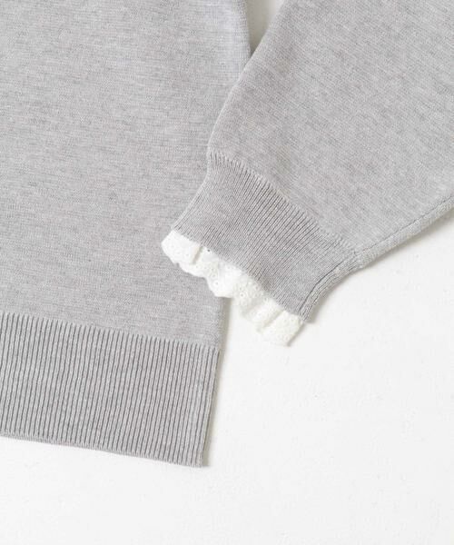 URBAN RESEARCH ITEMS / アーバンリサーチ アイテムズ ニット・セーター | ミラノリブフリルドッキングニット | 詳細15